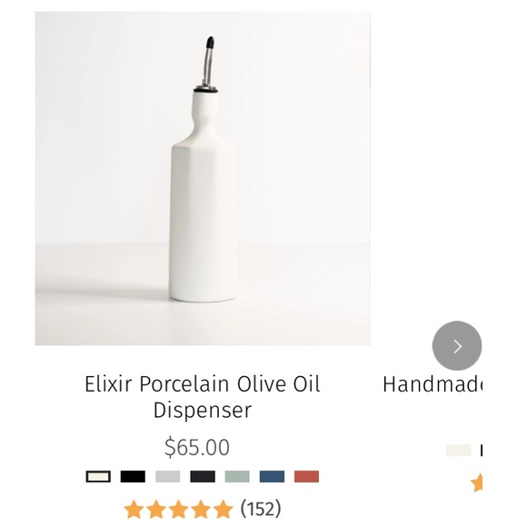 The Bright Angle Porcelain Olive Oil Dispenser - Picture 1 of 5